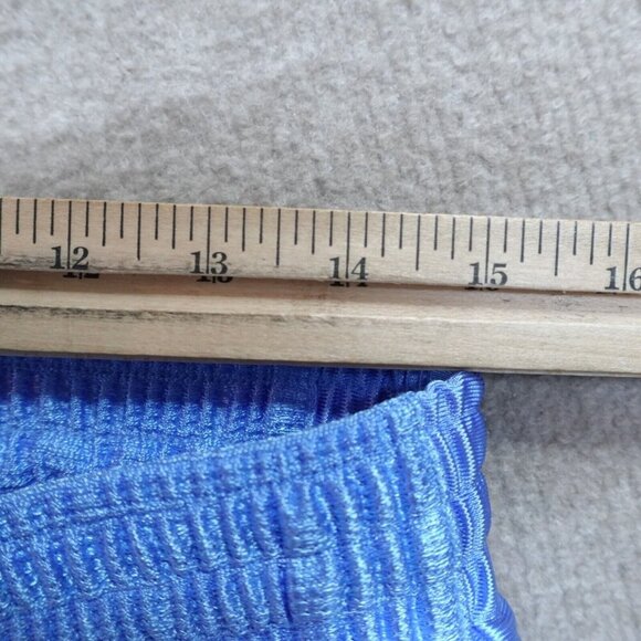 Vintage Nike Shorts Large Blue Satin Old Stock Gray Tag NEW - Picture 7 of 12